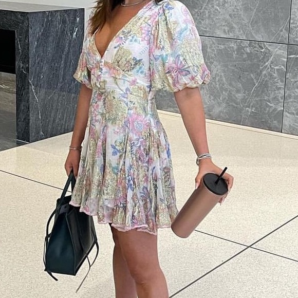 HEMANT & NANDITA Dresses & Skirts - Hemant & Nandita Metallic Dress